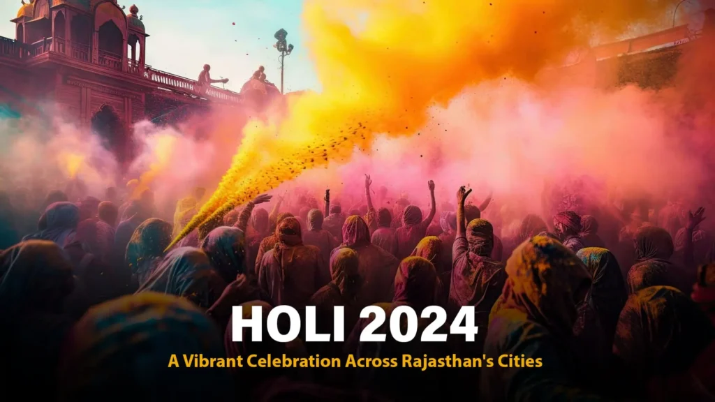 Holi 2024: A Vibrant Celebration Across Rajasthan's Cities